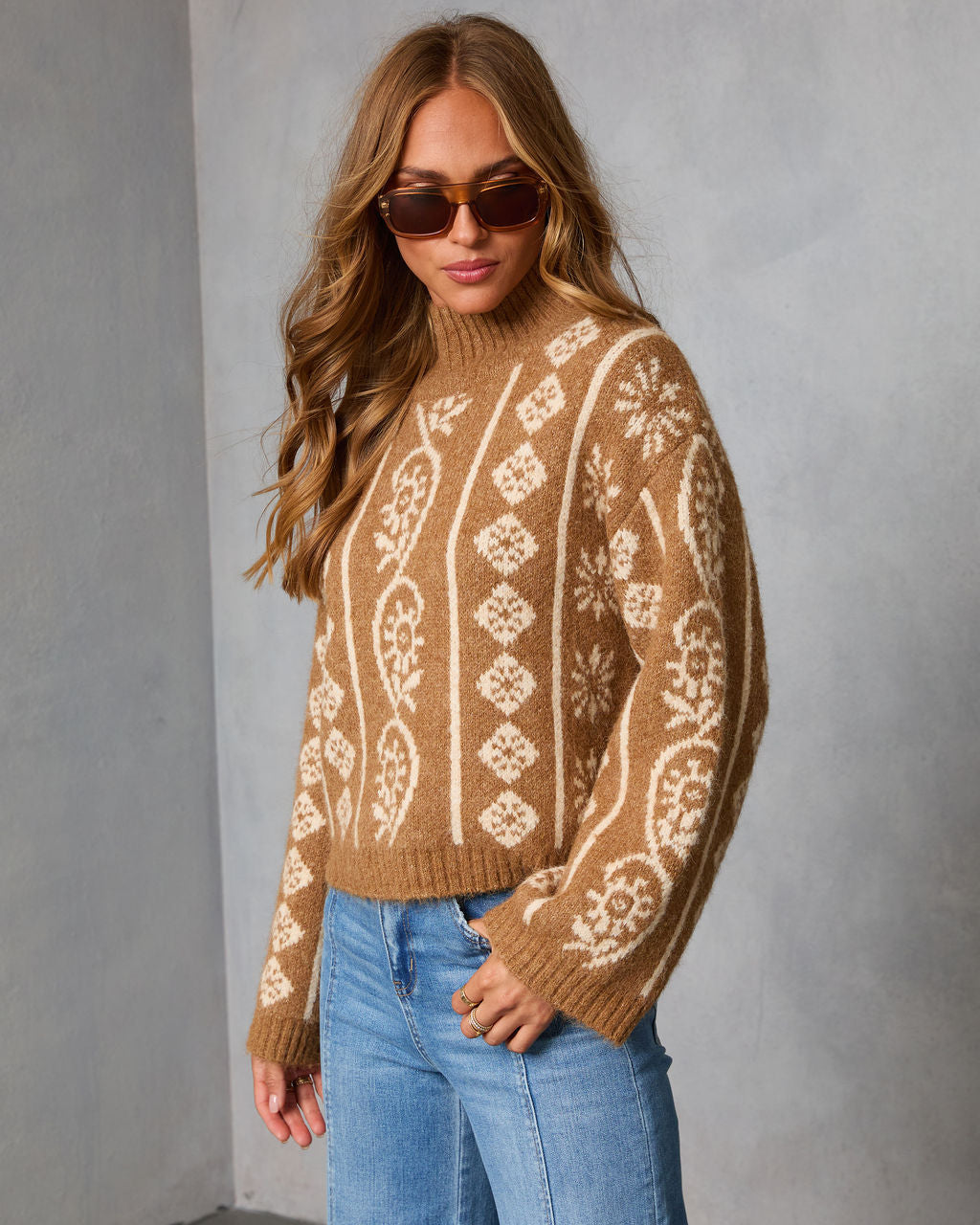 Homebody Season Abstract Sweater