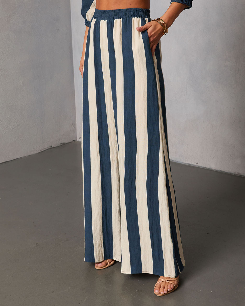 Sorina Striped Wide Leg Pants
