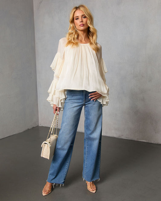 Morgen Tiered Ruffle Blouse