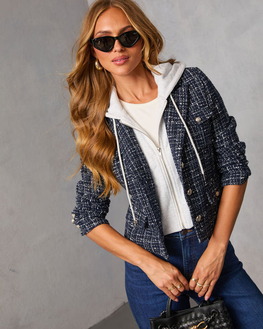 Varnelle Tweed Twofer Blazer