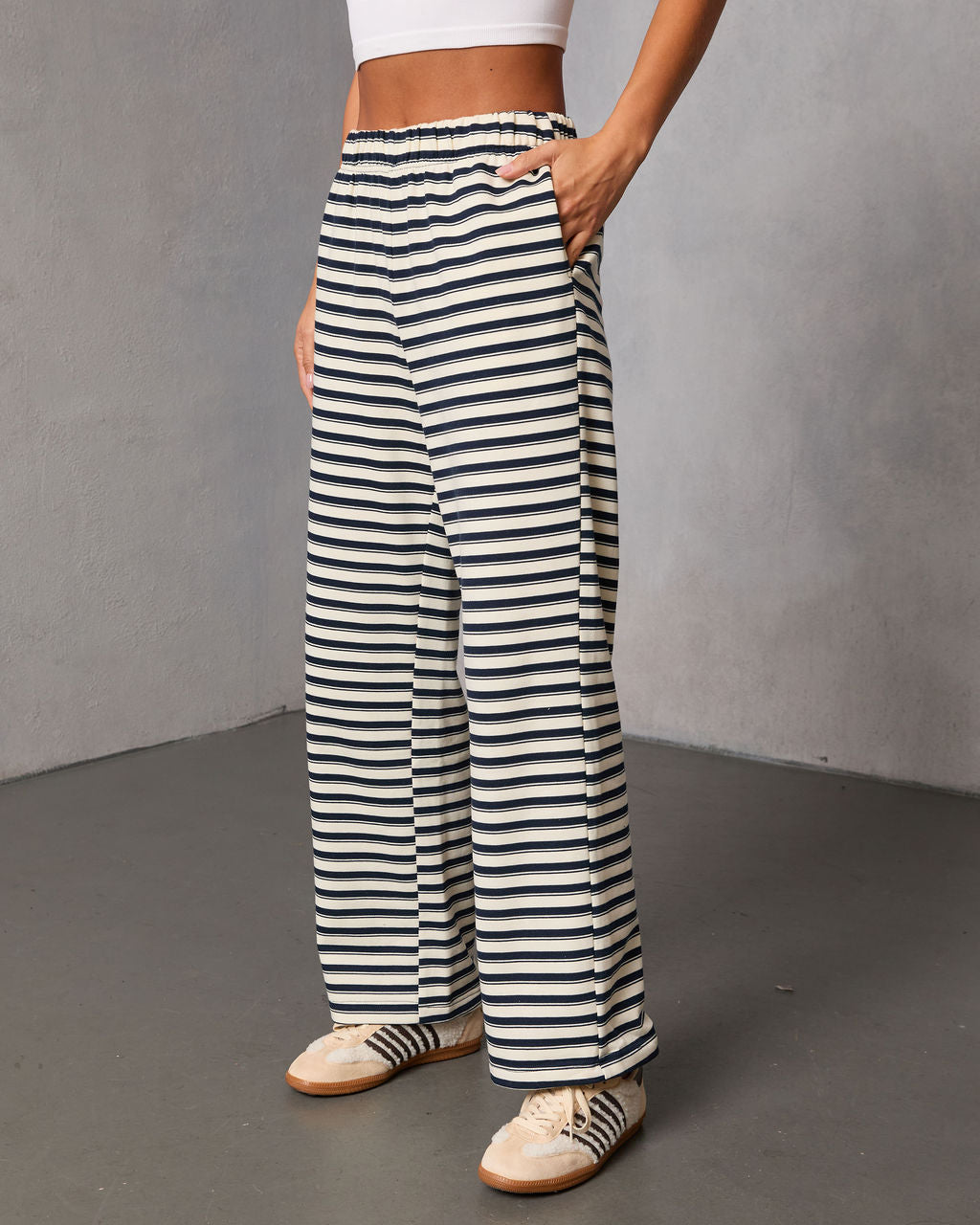 Snowtale Relaxed Striped Pants