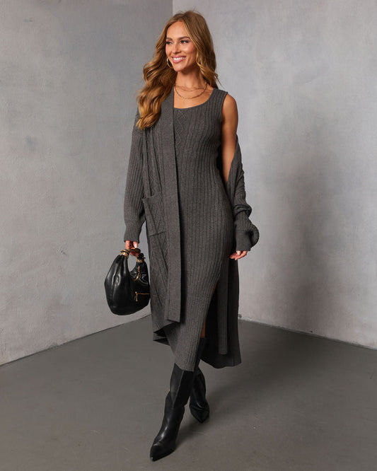 Malissa Knit Bodycon Midi Dress