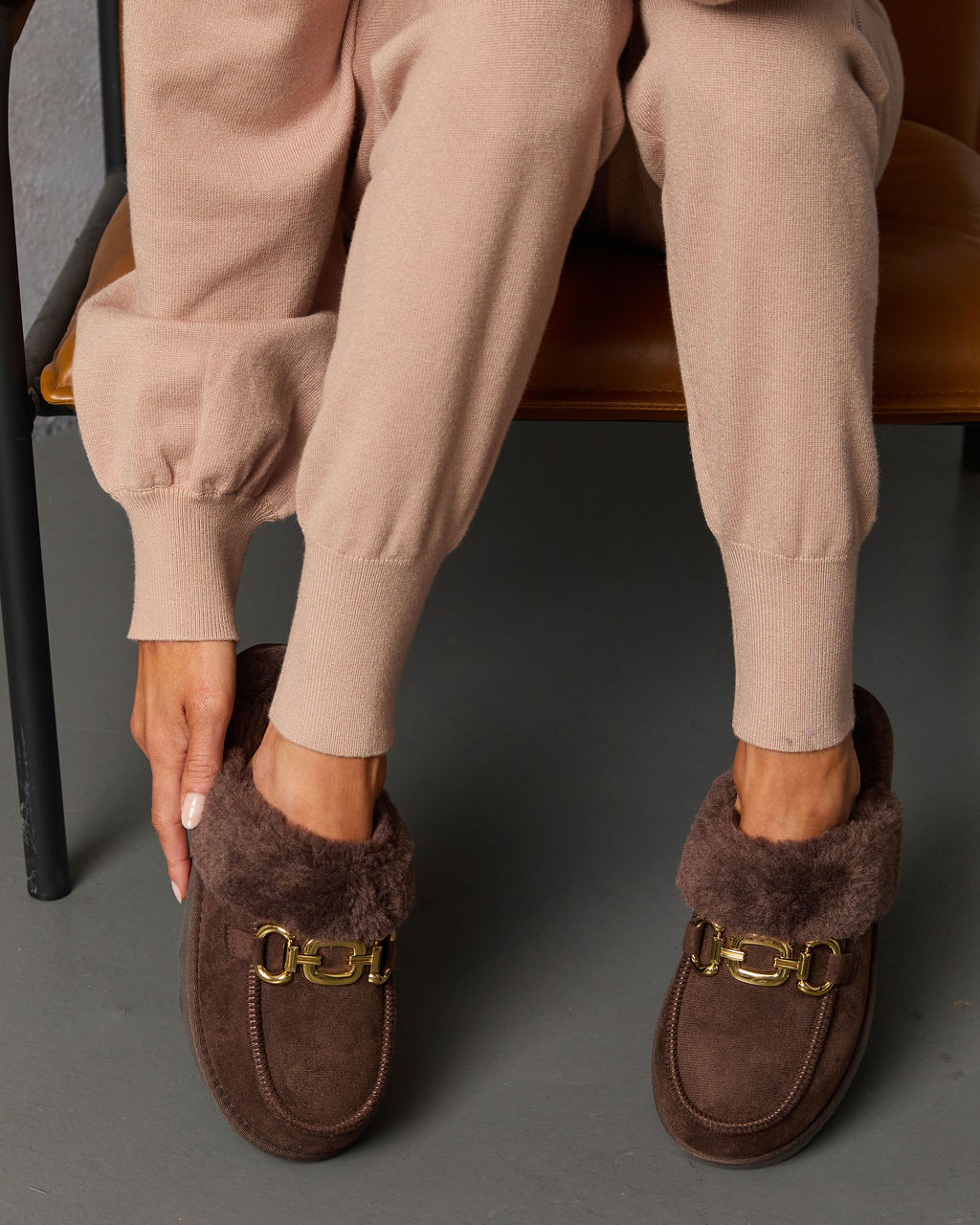 Toasted Oat Suede Horsebit Loafers