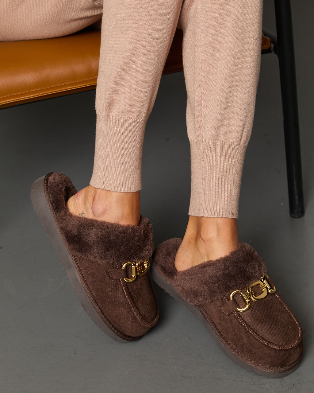Toasted Oat Suede Horsebit Loafers