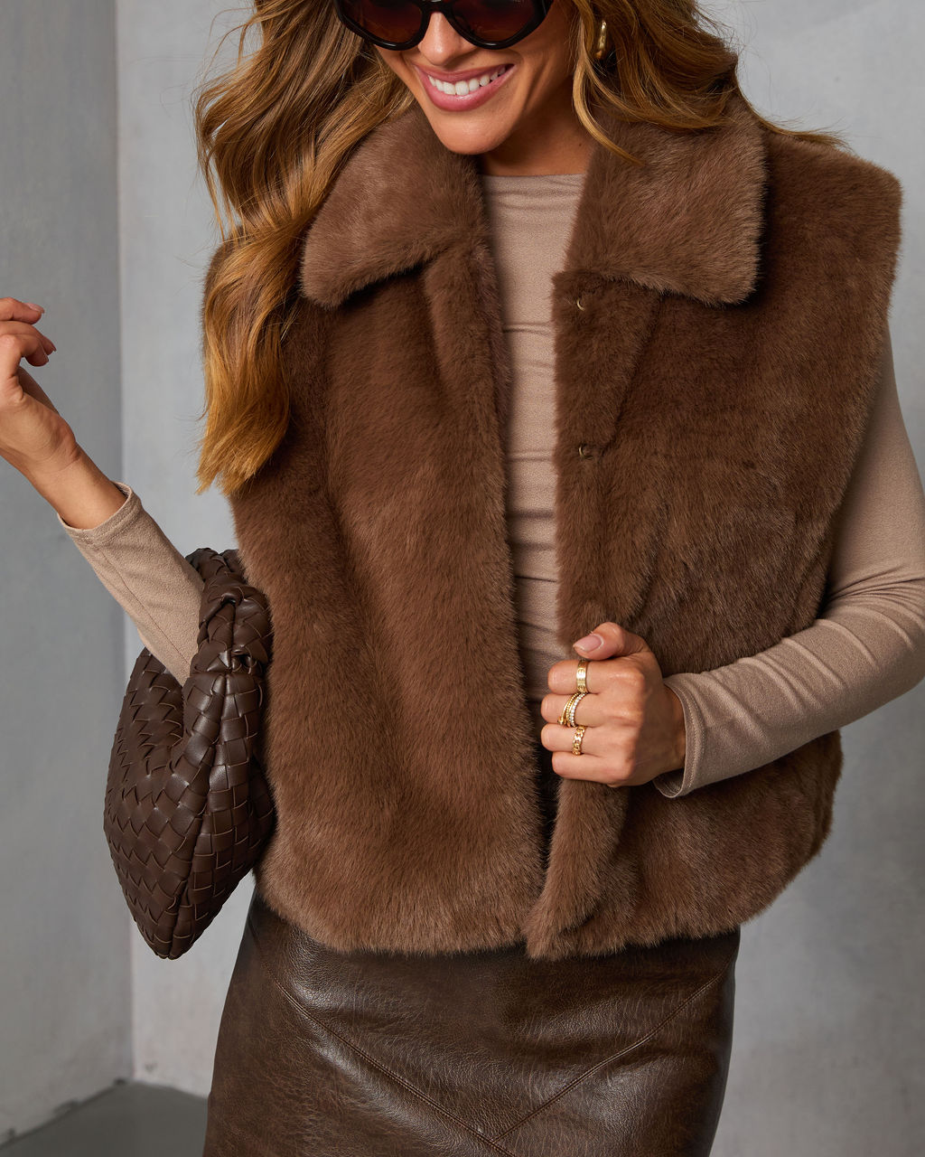 Cozette Faux Fur Vest