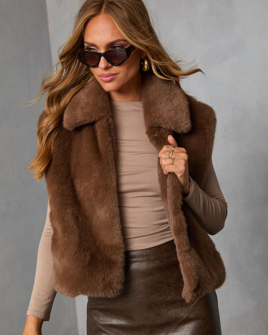 Cozette Faux Fur Vest