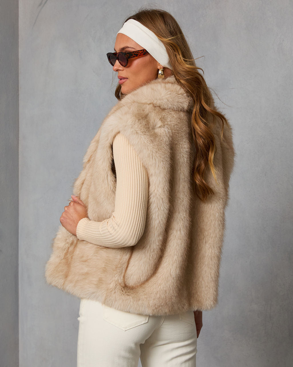 Fireside Embrace Faux Fur Vest