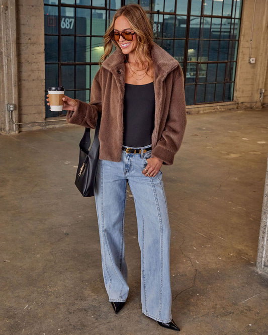 Claira Rigid Pintuck Relaxed Leg Jeans