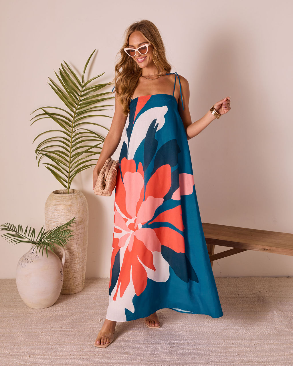 Sunkissed Escape Abstract Maxi Dress