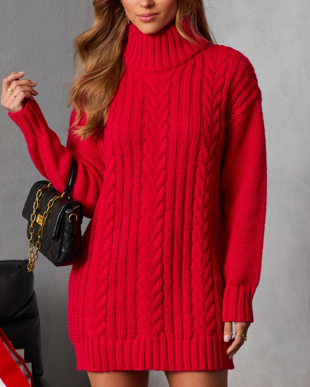 Briarene Cable Knit Sweater Dress