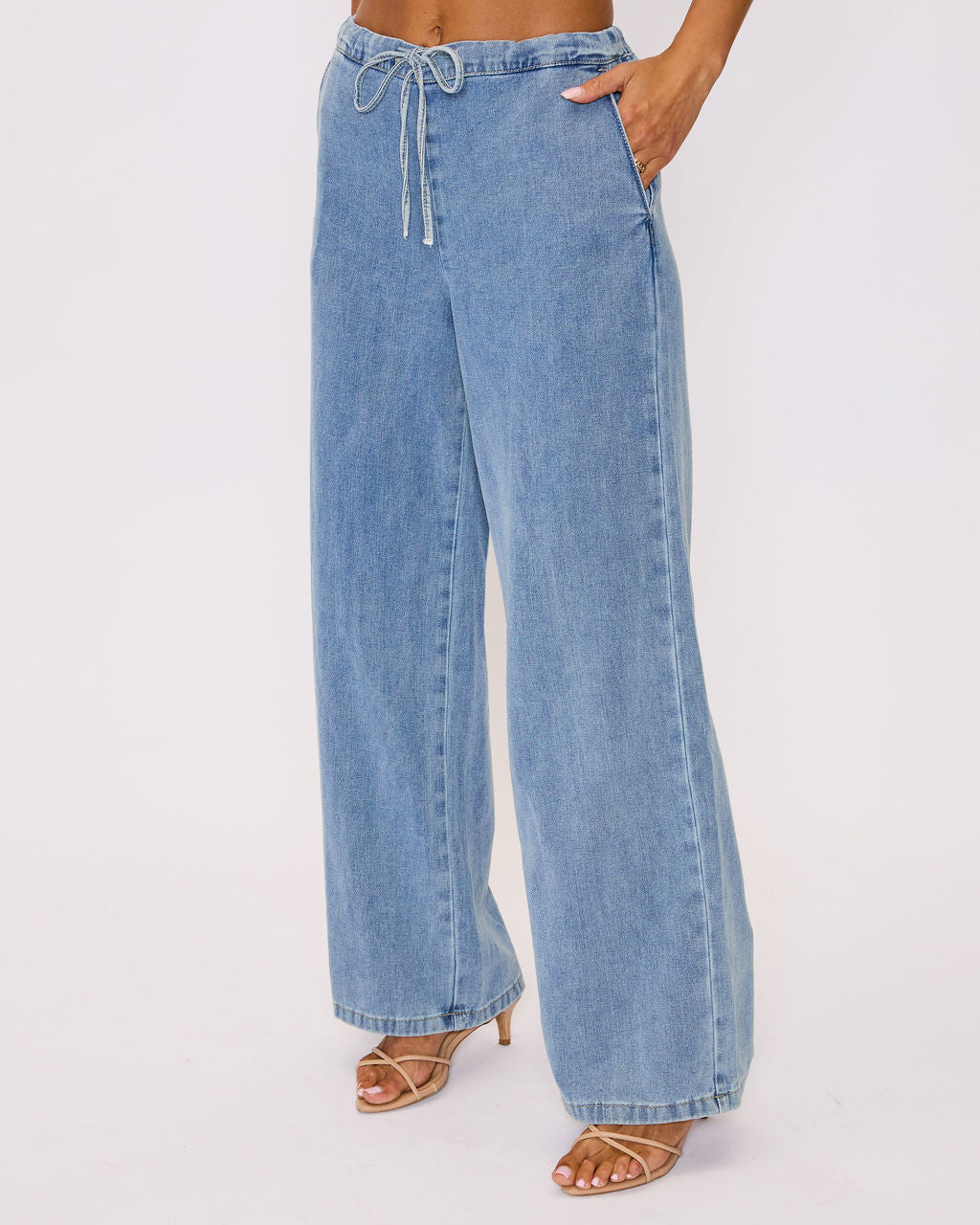Sarah Drawstring Jeans