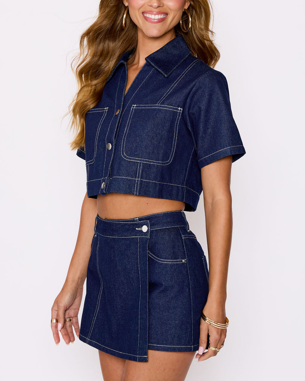 Rowan Denim Top