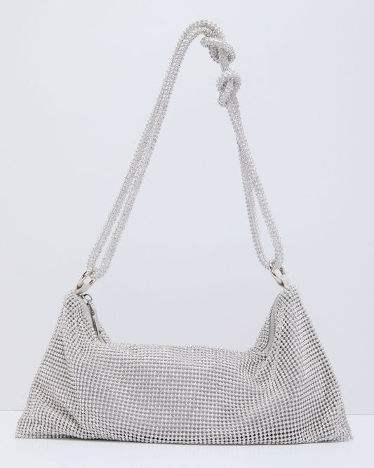 Lunar Luxe Embellished Shoulder Bag