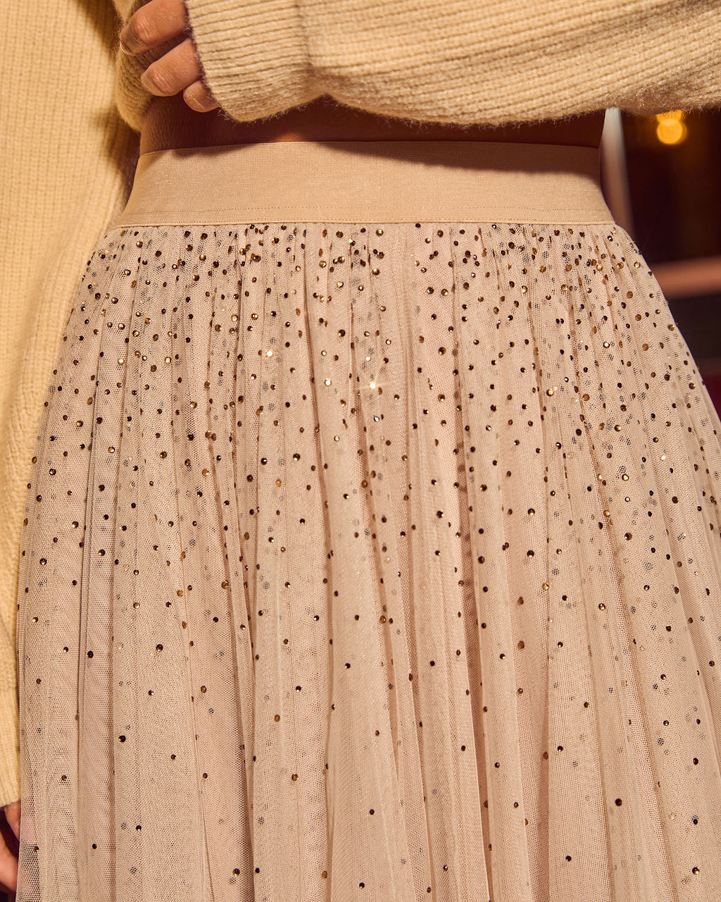 After Cocktails Tulle High Low Skirt