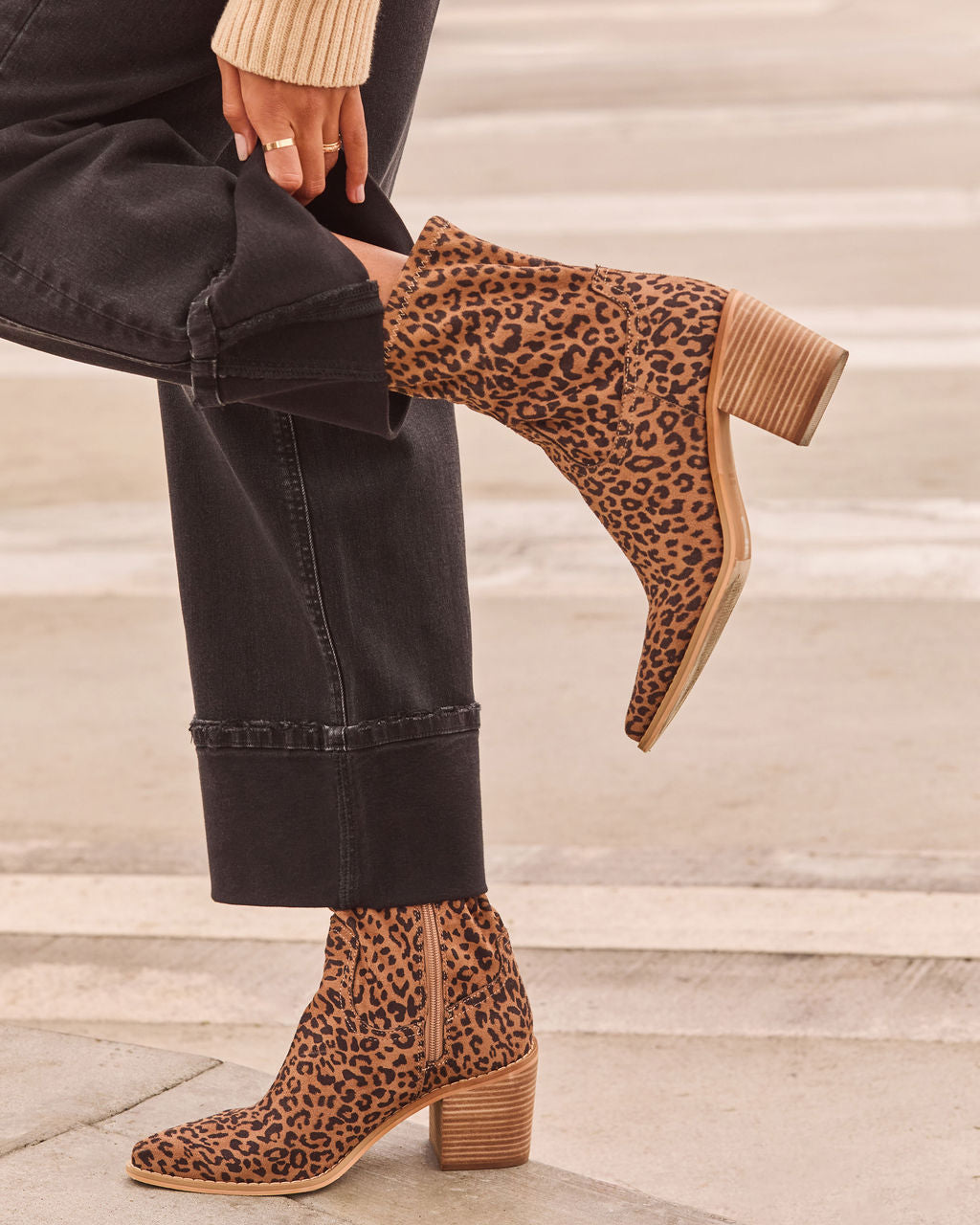 Alexie Suede Bootie