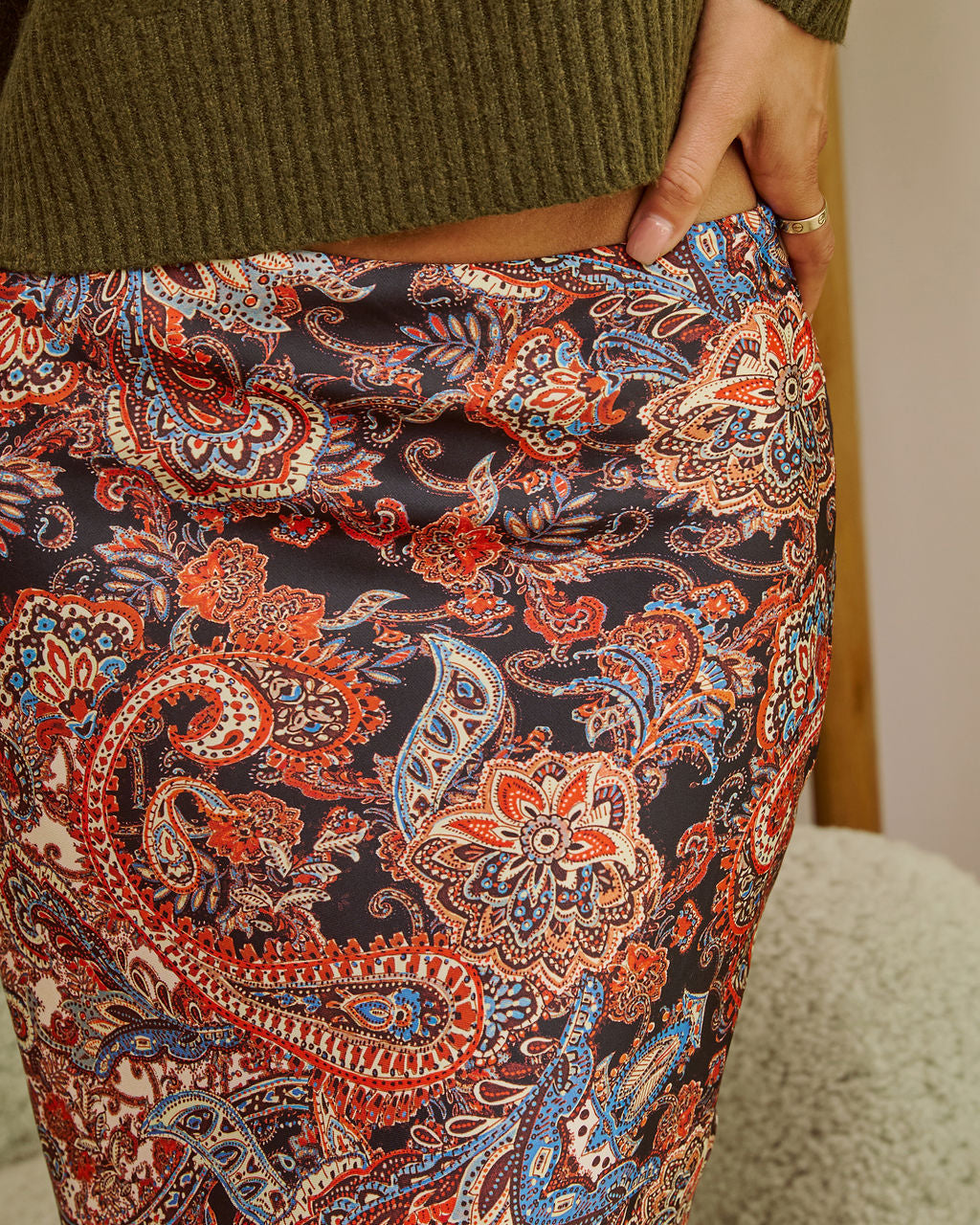 Opaline Paisley Maxi Skirt