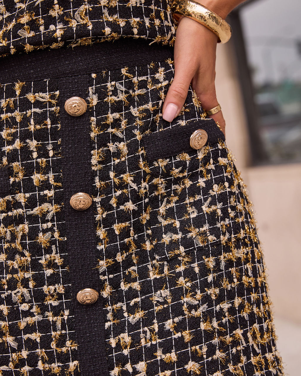 Marais Tweed Mini Skirt