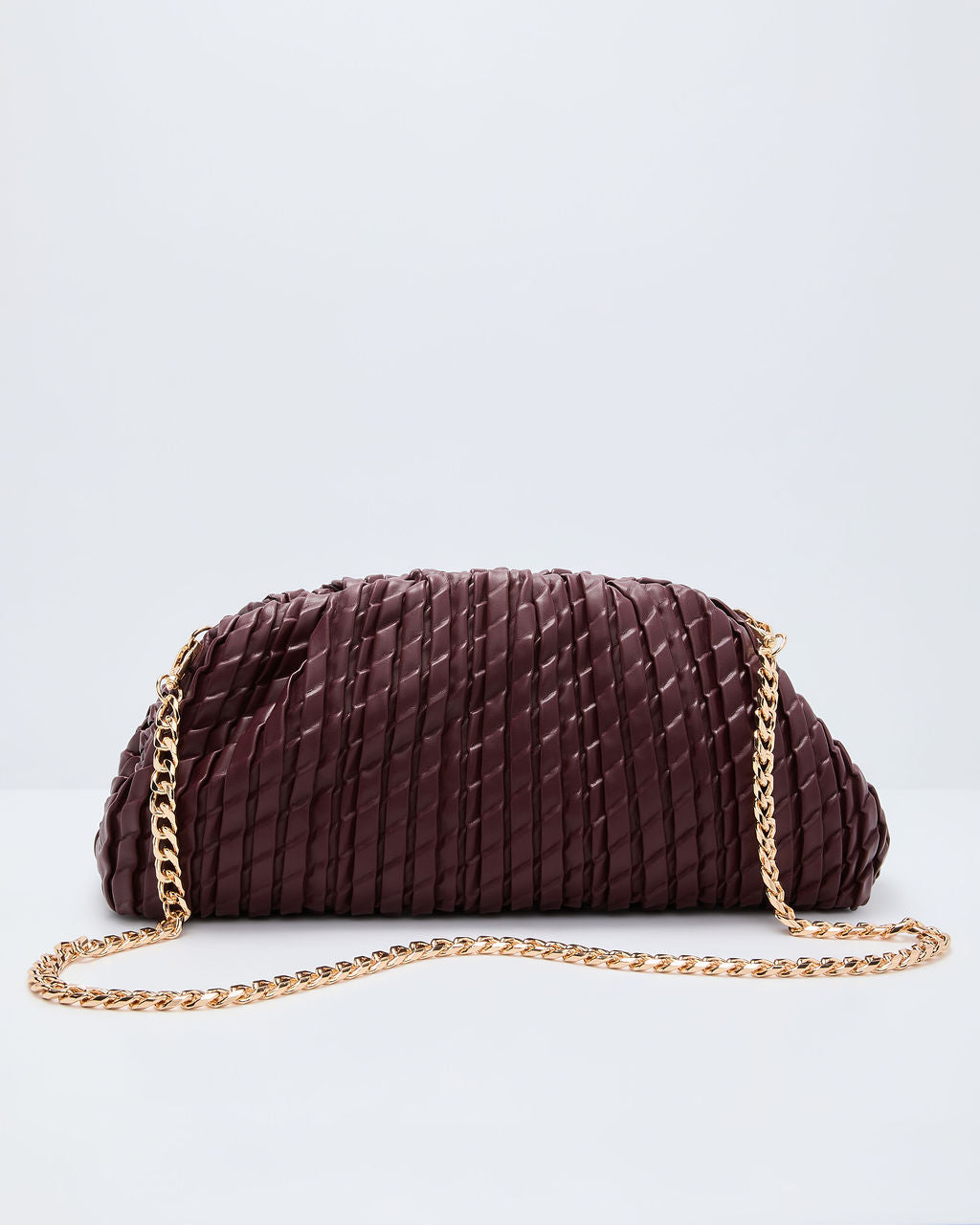 Dinner Guest Textured Pouch Clutch