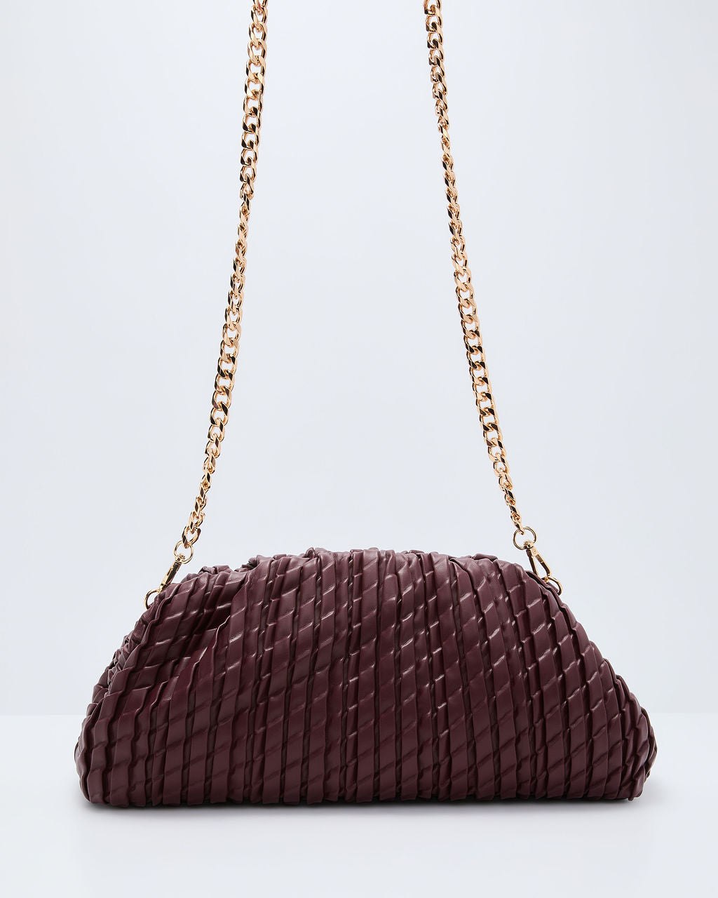 Dinner Guest Textured Pouch Clutch