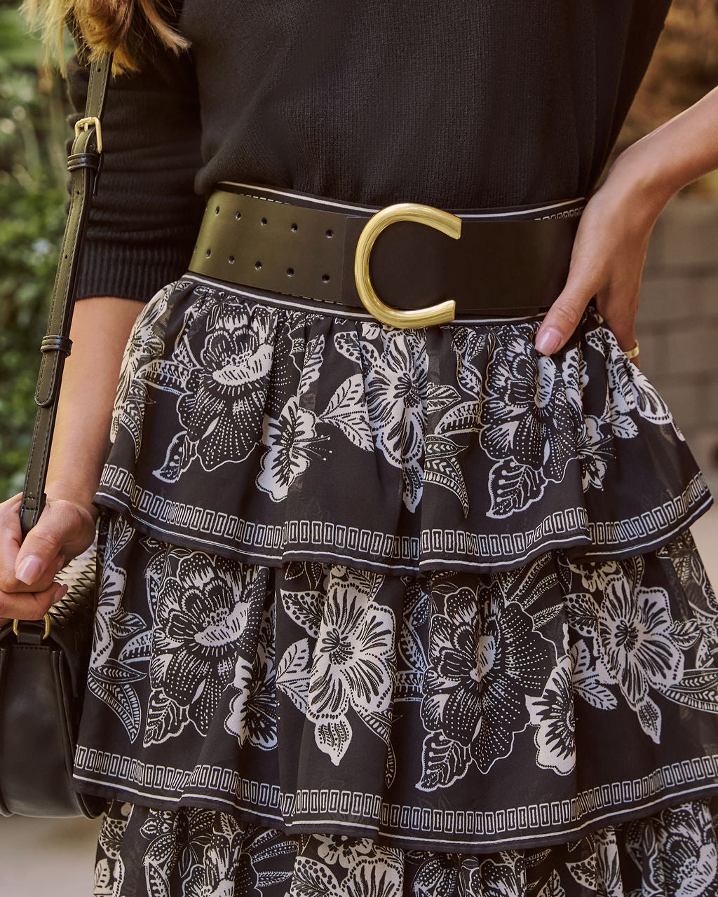 Maelie C Shaped Buckle Belt