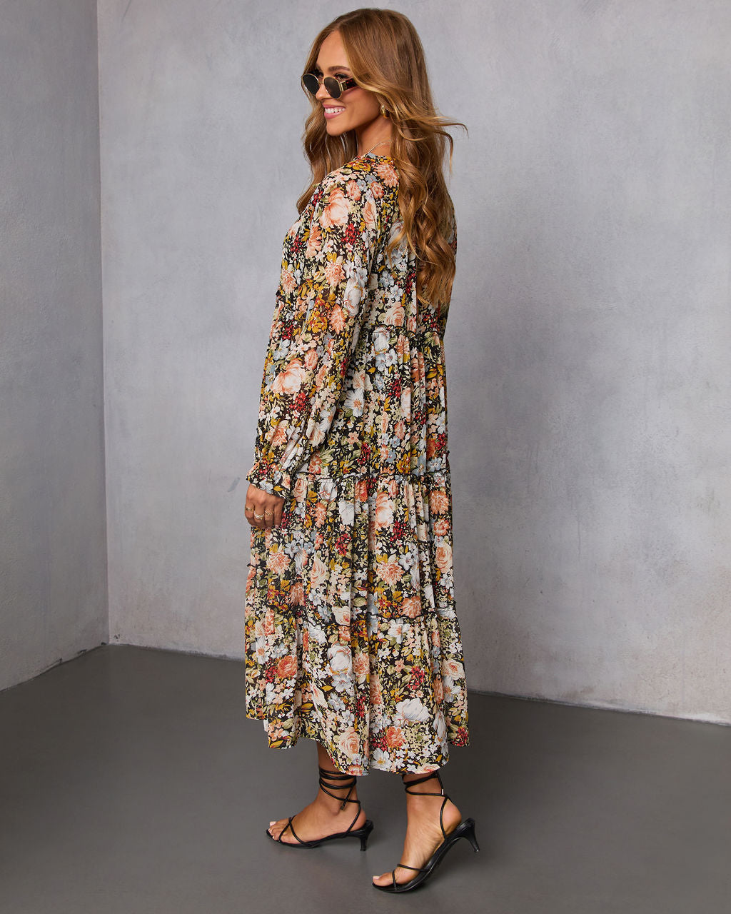 Ronda Tiered Midi Dress