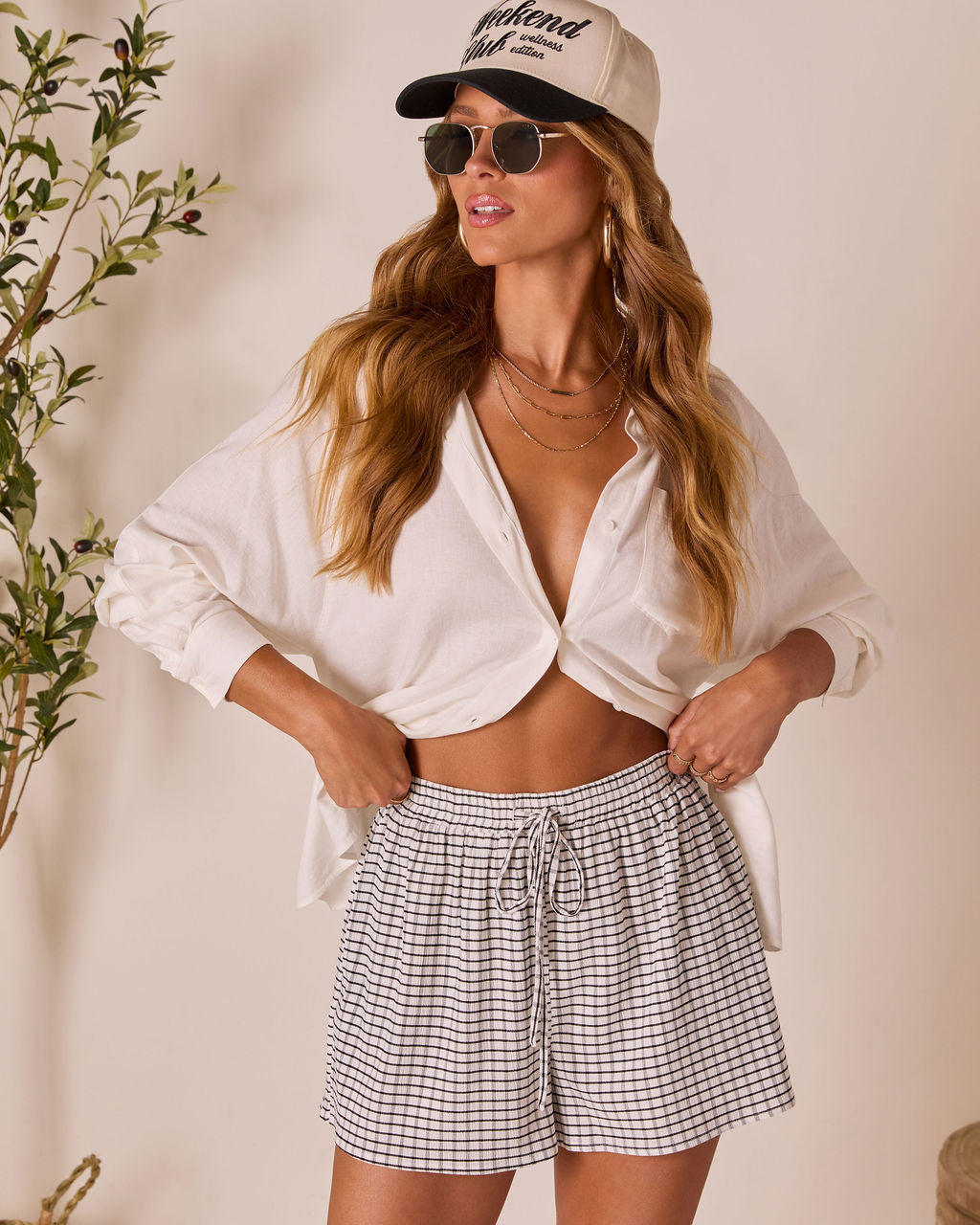 Destiney Waist Tie Shorts