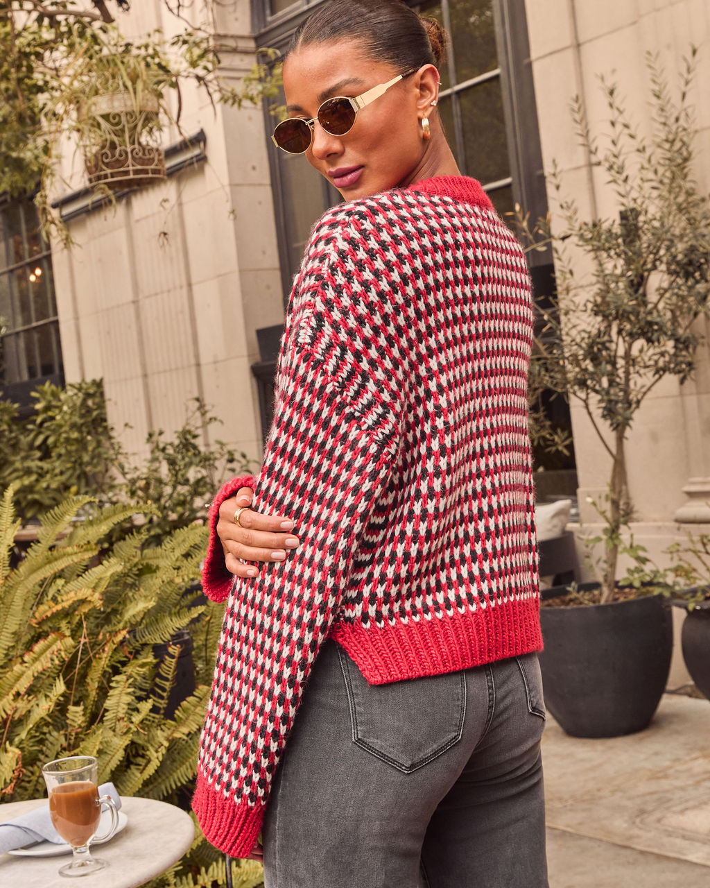 Whipped Chai Abstract Cardigan