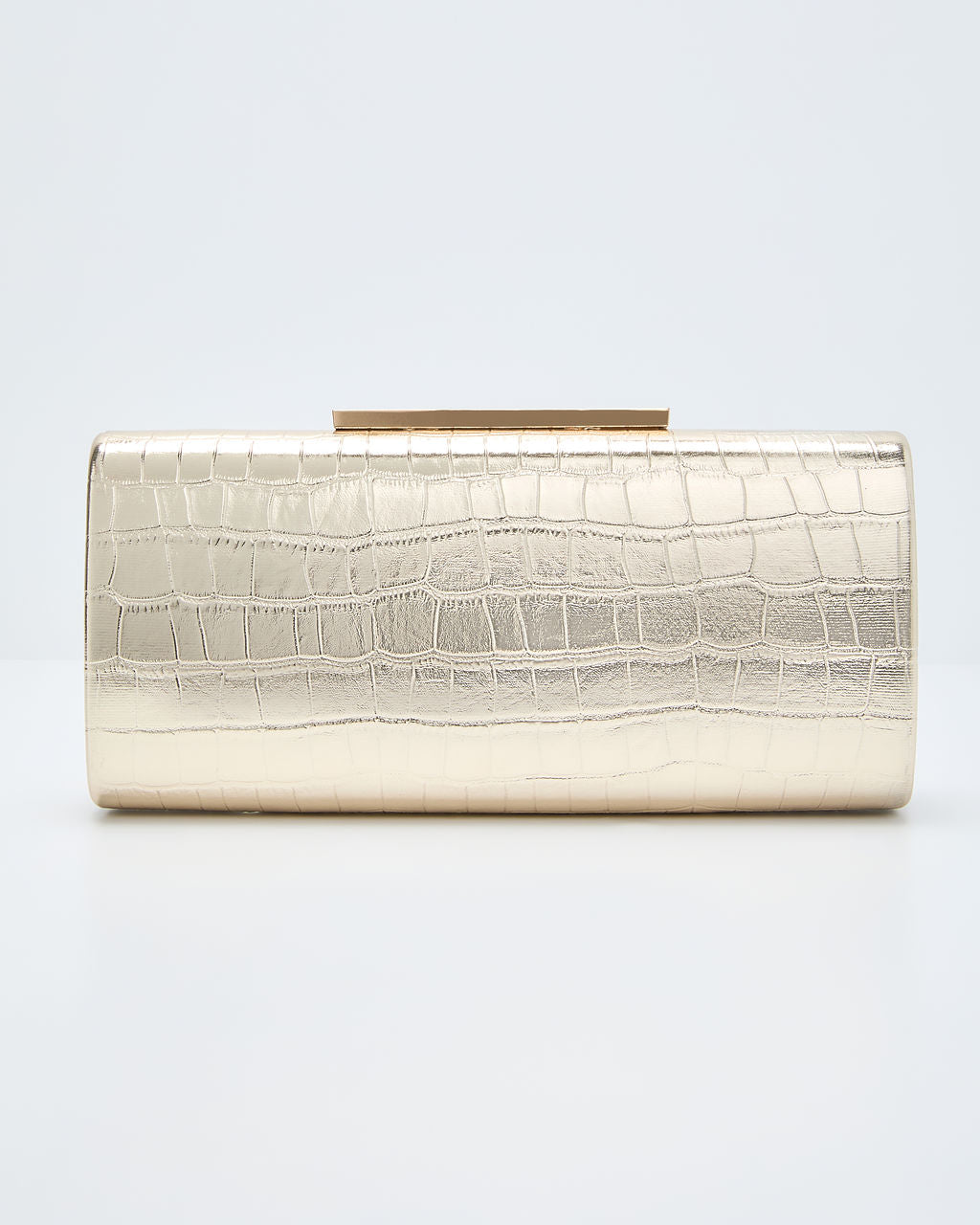 Starlet Hour Metallic Embossed Hard Case Clutch