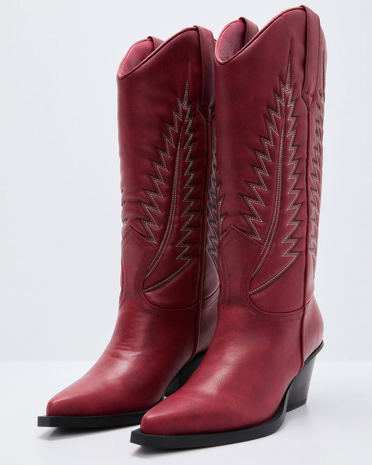Marison Leather Western Boots