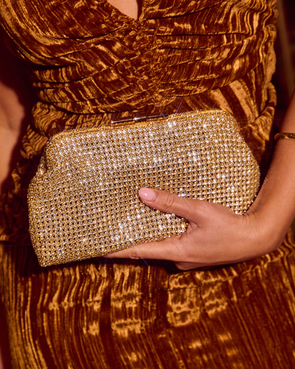 First Toast Embellished Clutch
