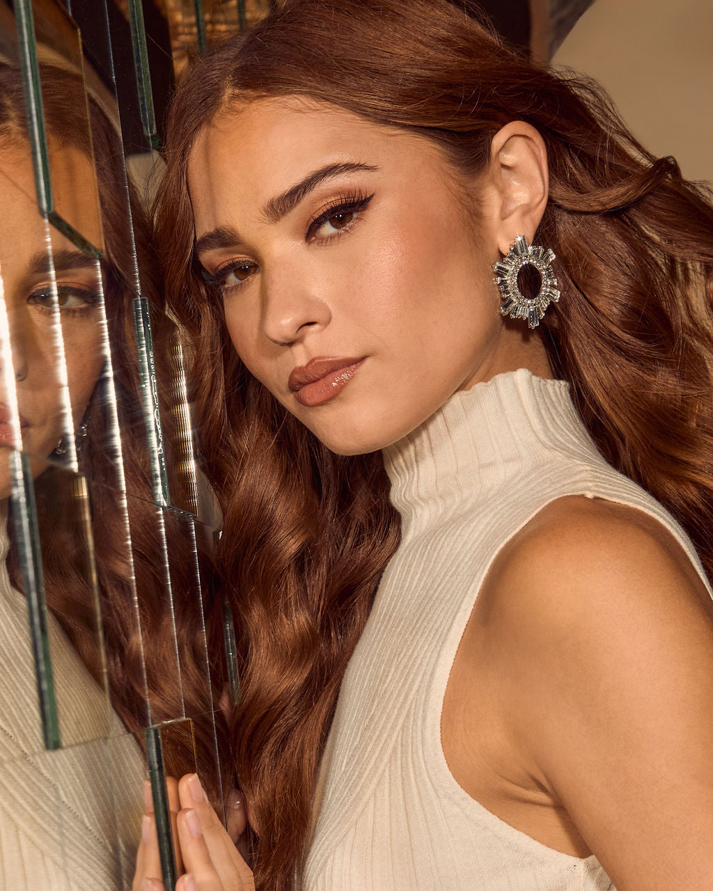 Narena Embellished Garland Earrings