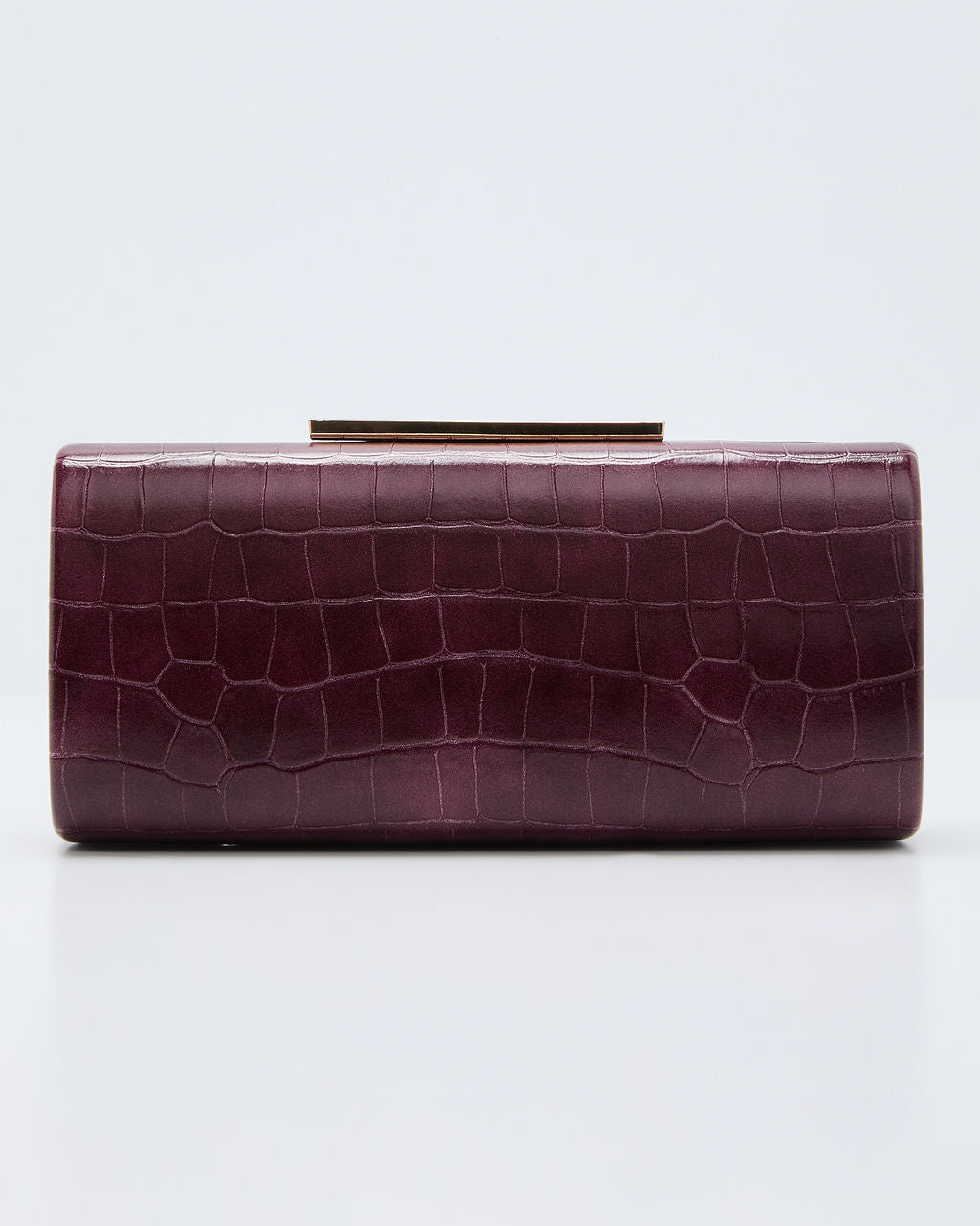 Starlet Hour Metallic Embossed Hard Case Clutch