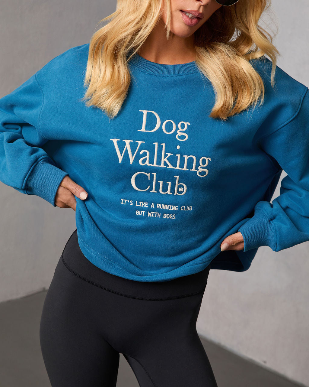 Dog Walking Club Graphic Sweatshirt
