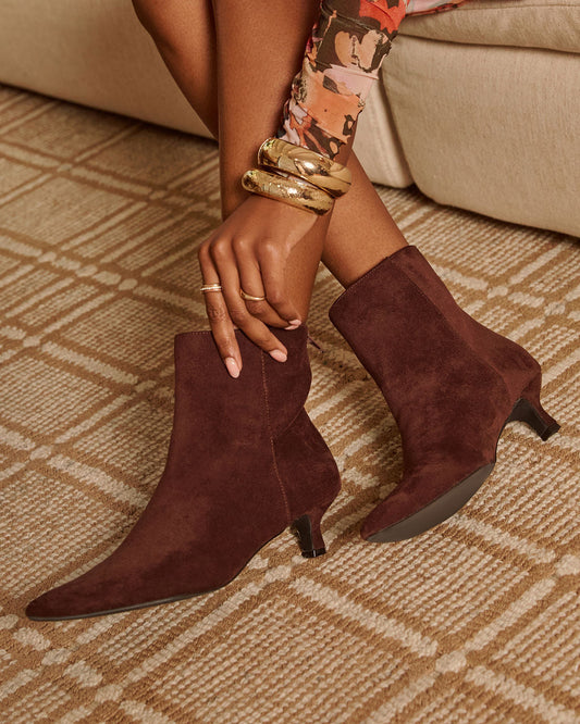 Cordee Suede Ankle Booties