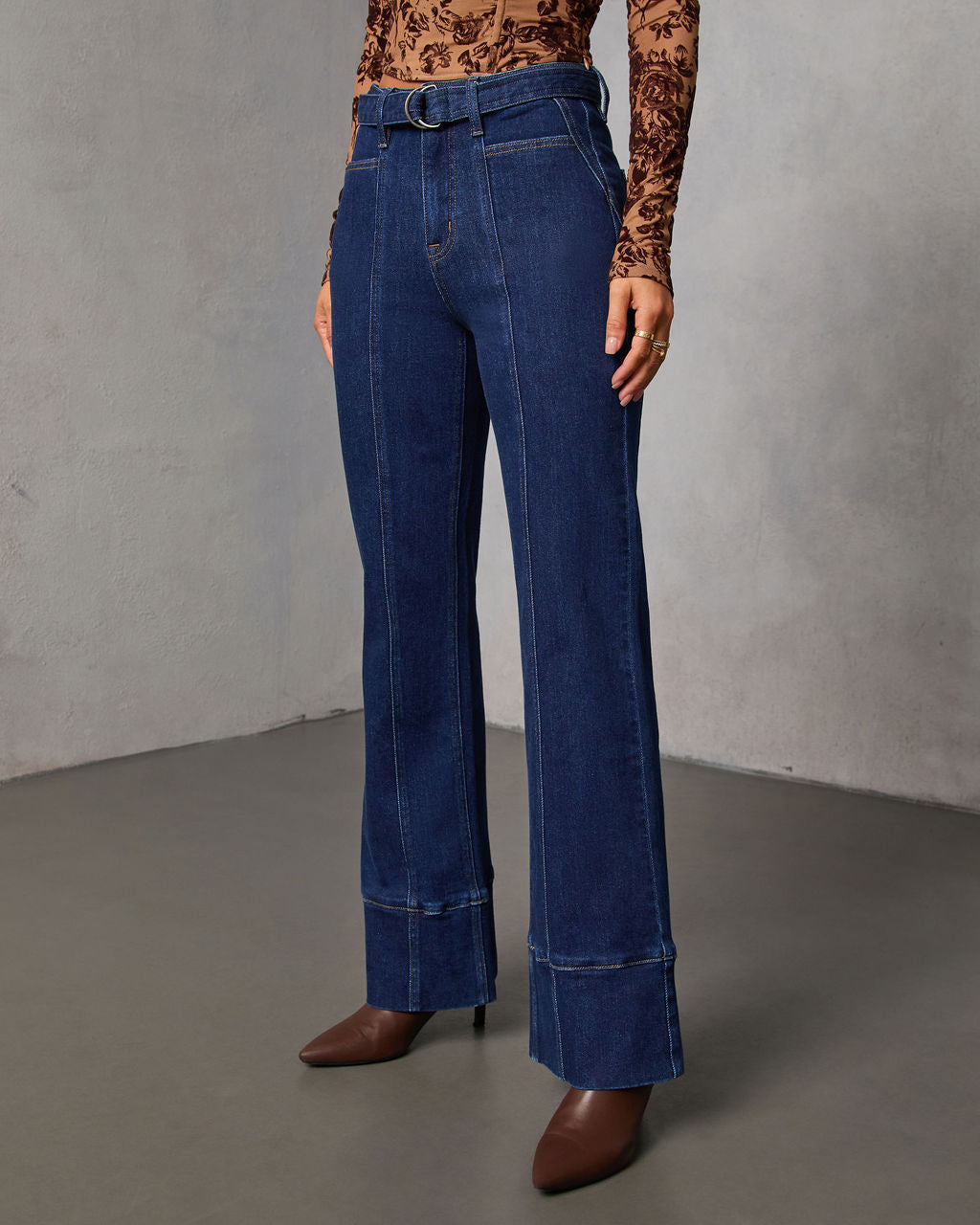 Harloe 90s Vintage Stretch Flare Jeans
