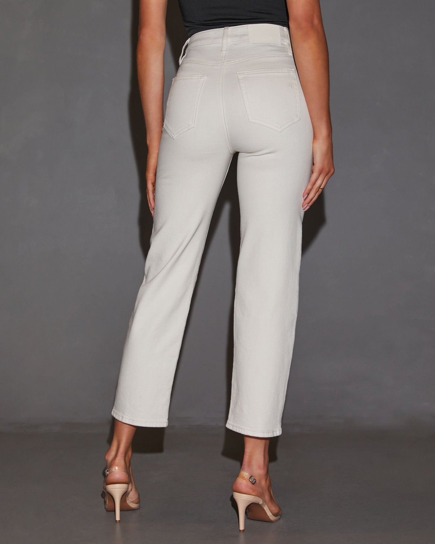 Erika Stretch Slim Straight High Rise Jean