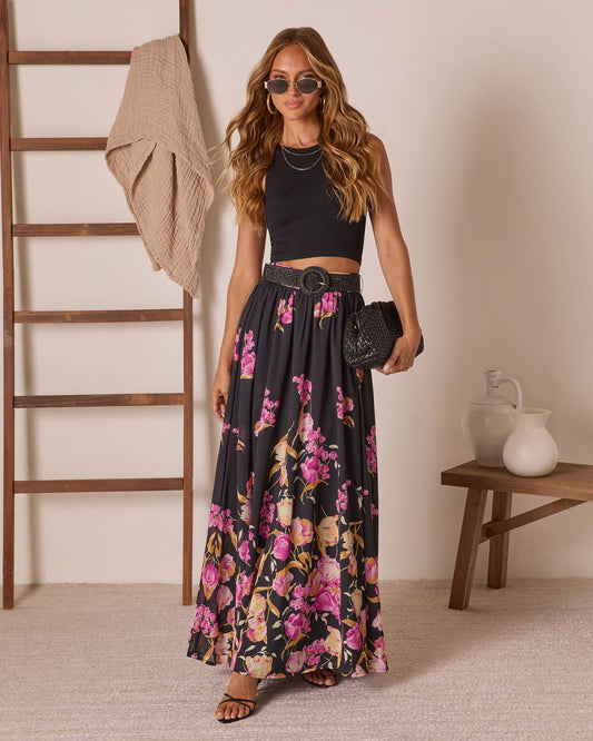 Olenda Floral Maxi Skirt