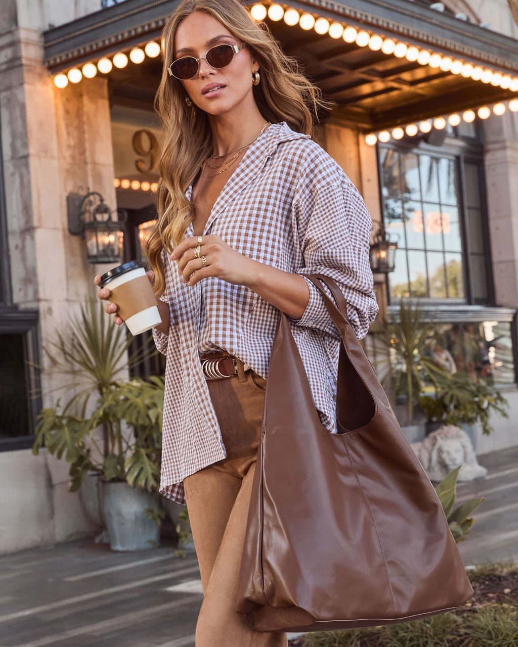 Barlow Leather Slouchy Tote