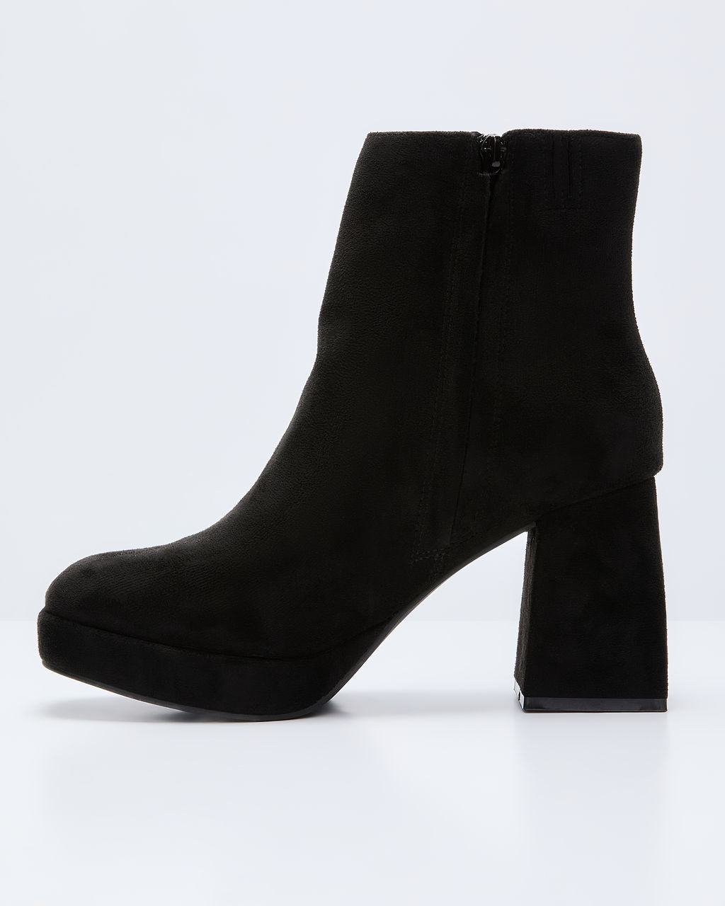 Maxxie Faux Suede Platform Bootie