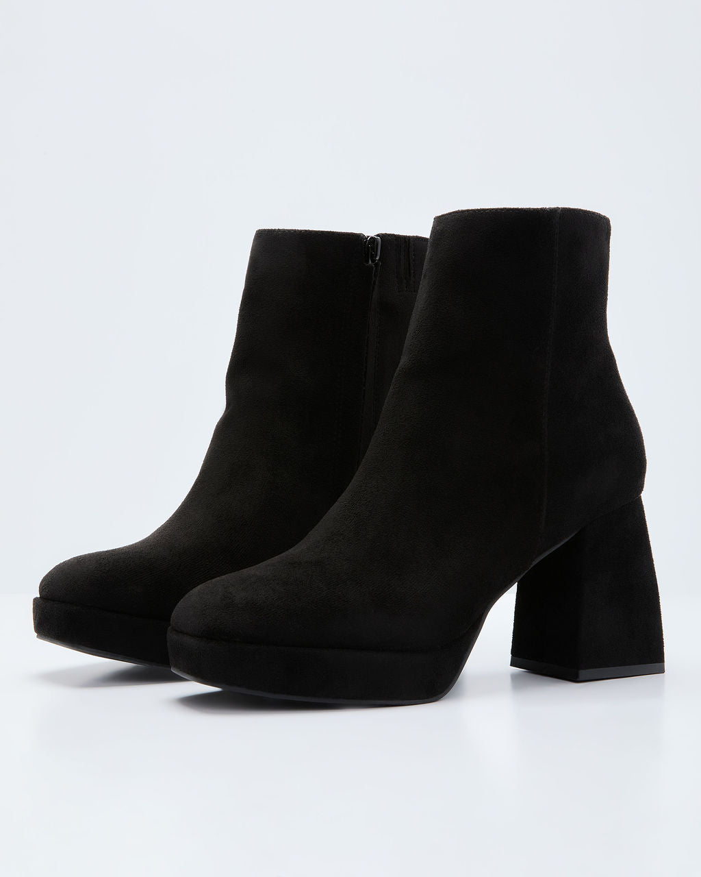 Maxxie Faux Suede Platform Bootie