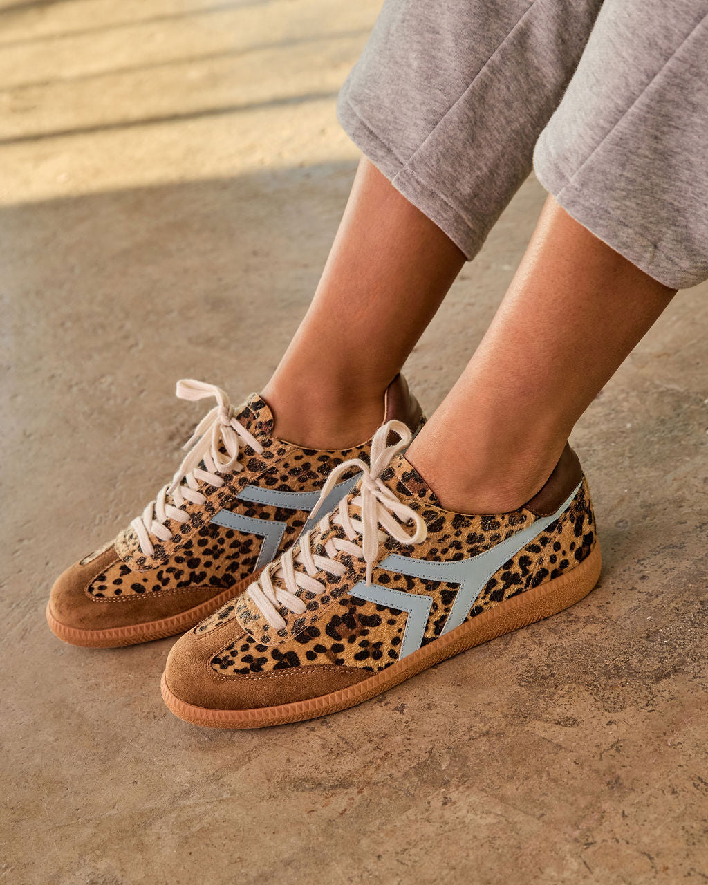 Lorilai Faux Suede Lace Up Sneakers