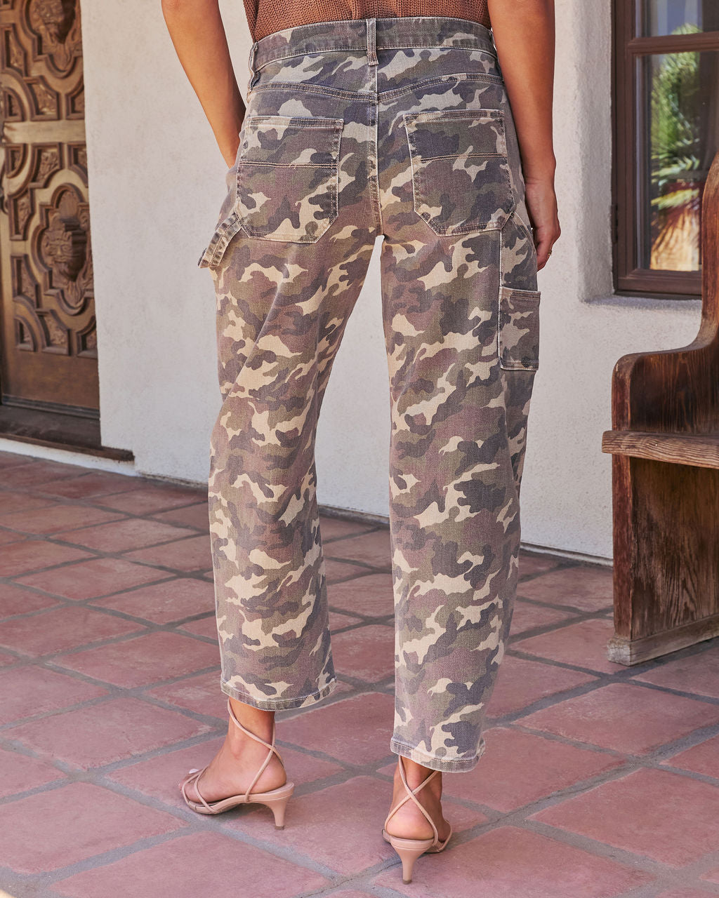 Rolend Super Stretch Camo Barrel Jeans