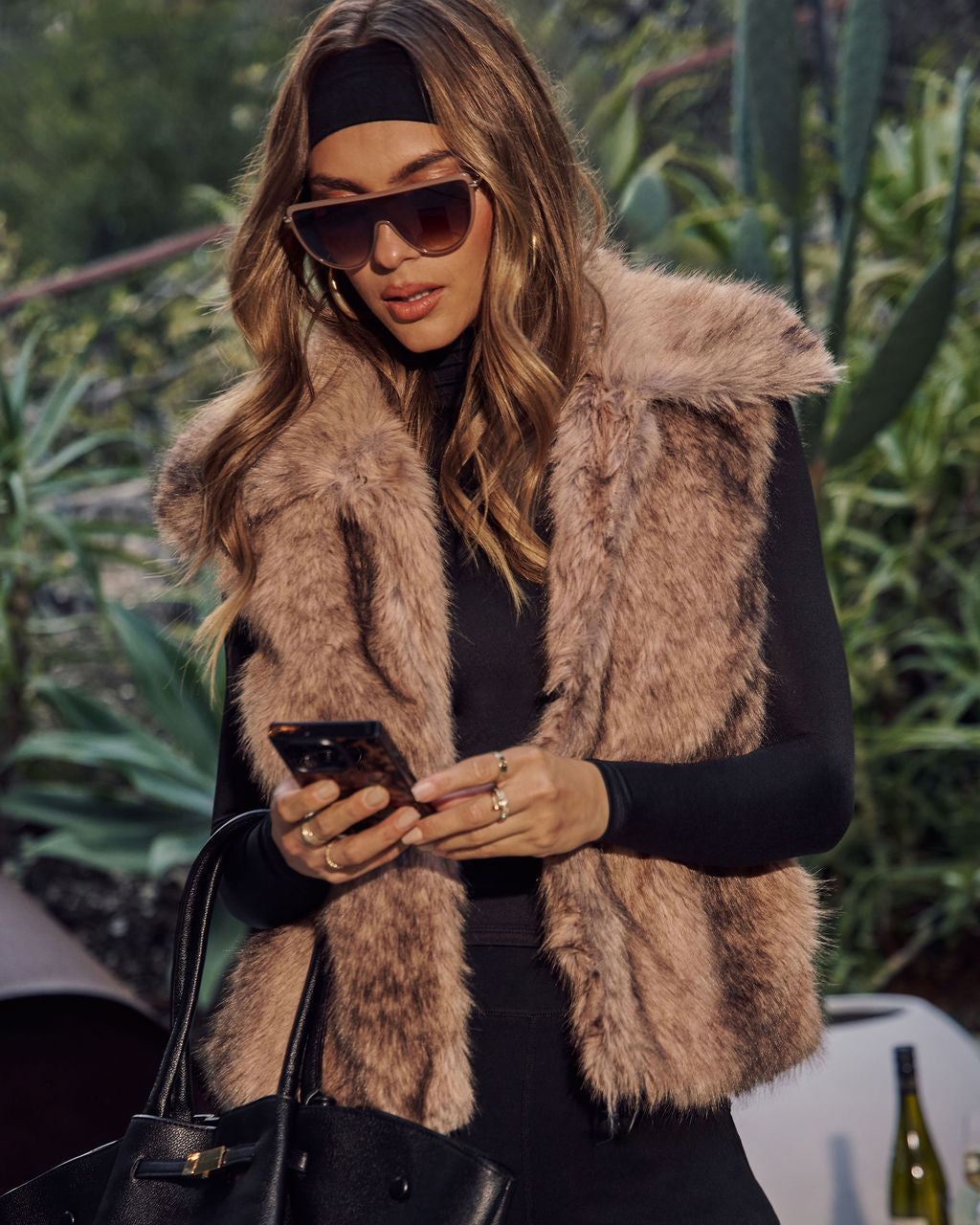 Marvex Faux Fur Vest