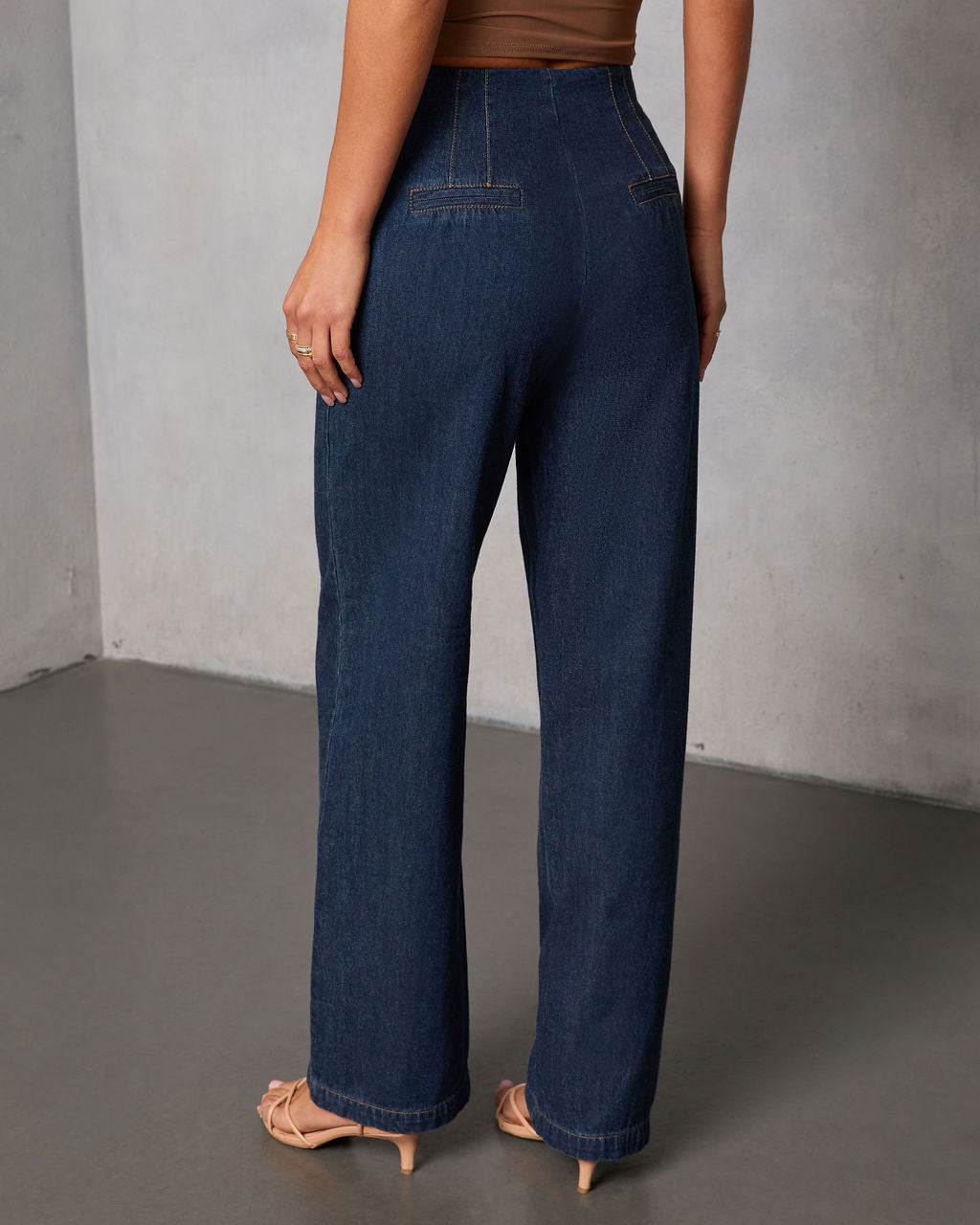 Tildie Rigid Denim Pants