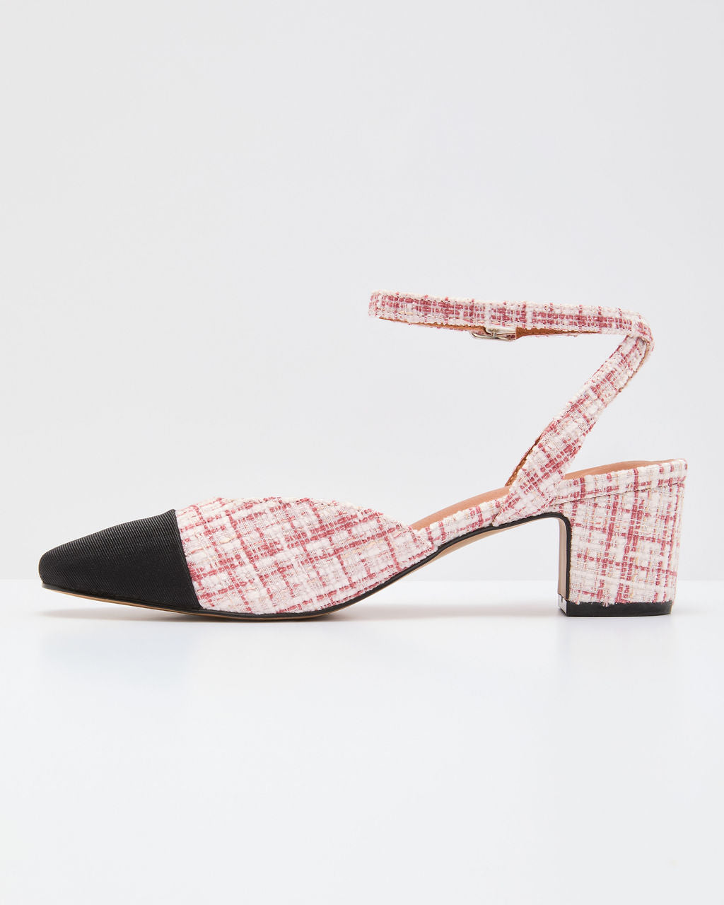 Rosalea Tweed Kitten Heels