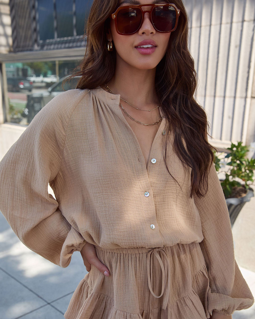 Goldie Skirt Overlay Romper