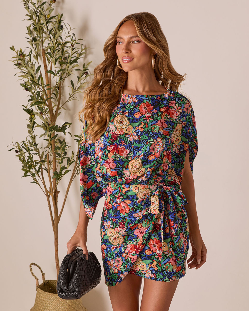 Jacie Wrap Mini Dress