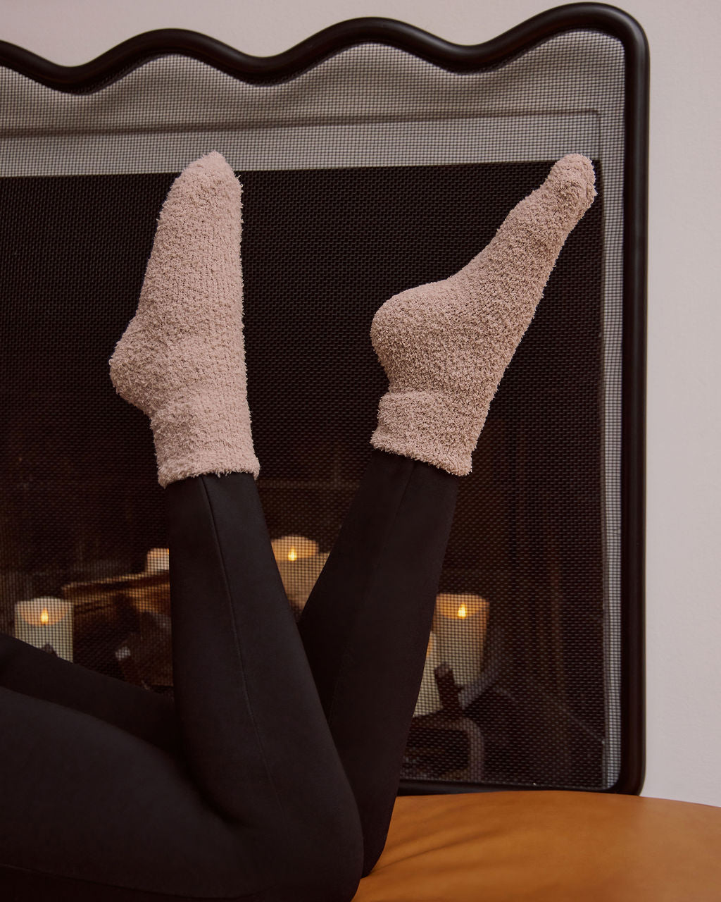 Snowed In Cozy Chenille Socks