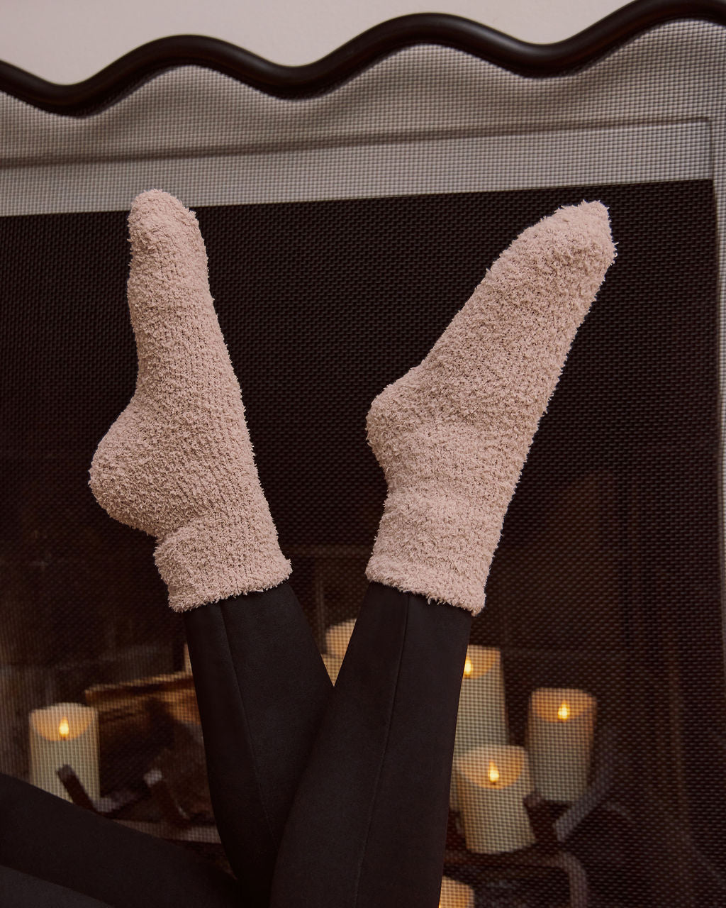 Snowed In Cozy Chenille Socks