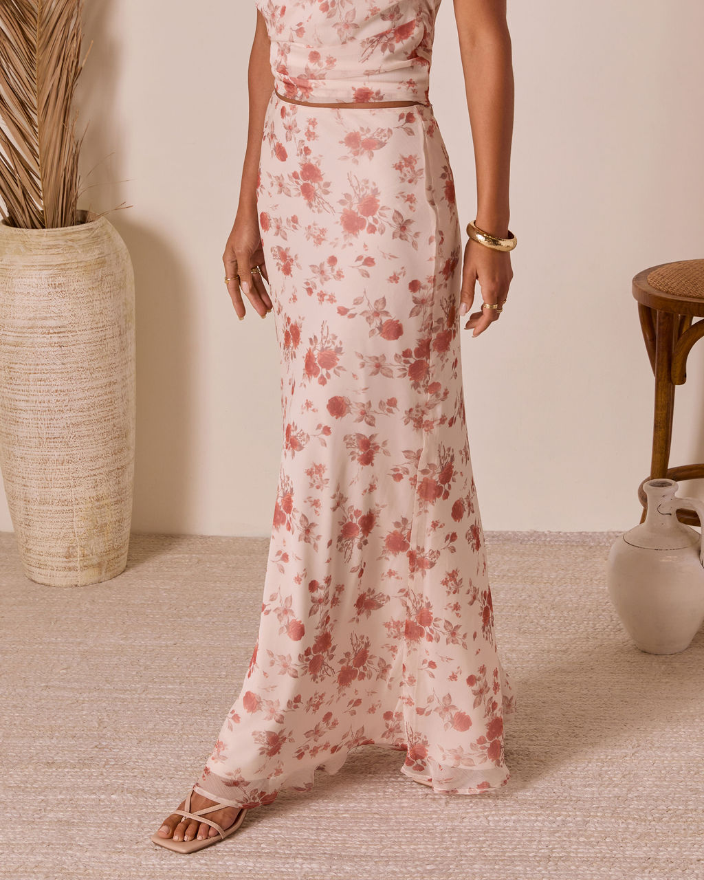 Romance Rewritten Floral Maxi Skirt